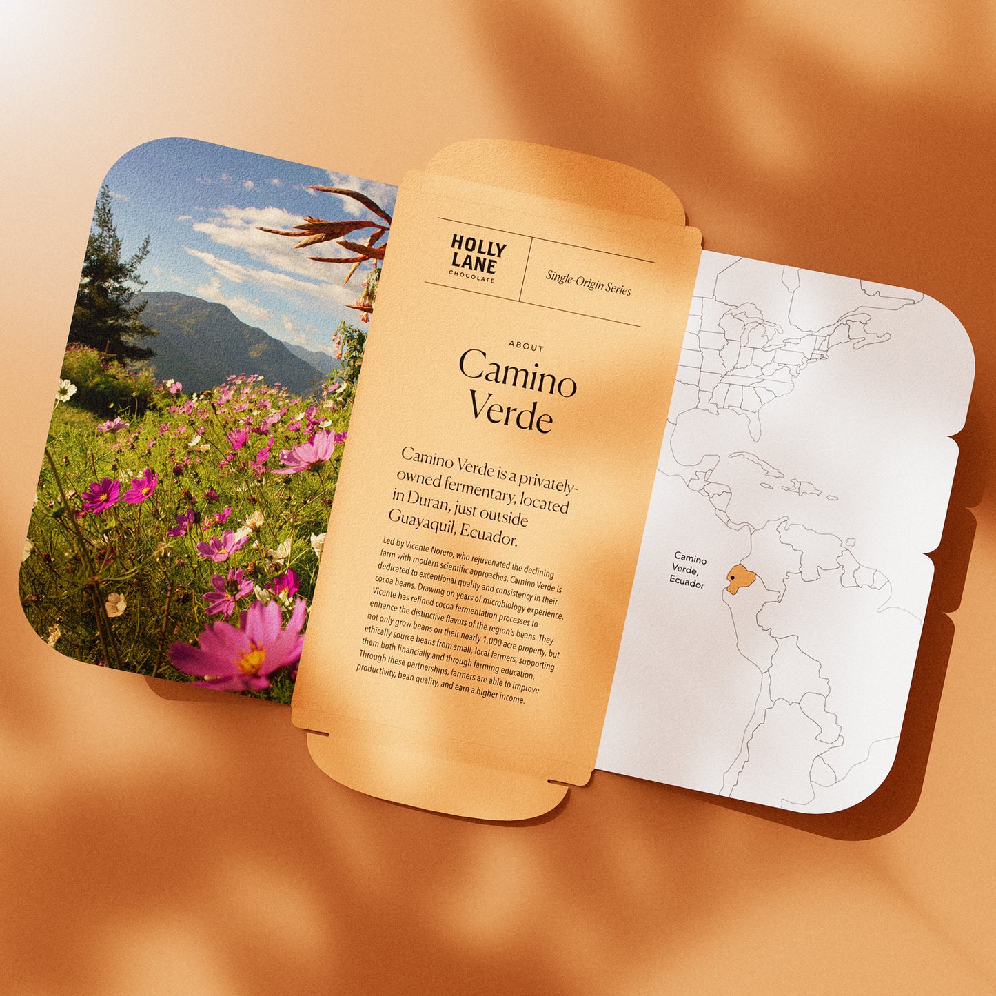 Camino Verde 70 Percent Dark Chocolate Bar